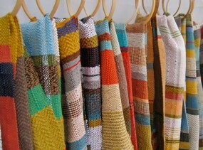 CUSTOM Handwoven Scarf | Woven Made to Order Scarf | Women's Personalized Neckwear | pidge pidge One of a Kind Heirloom Accessory