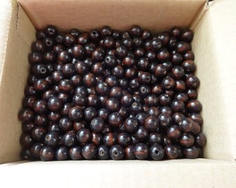 US Shipper - Round or Rondelle Wood Beads - 14 MM - Coffee or Brown Color - 1 to 75 - Wooden