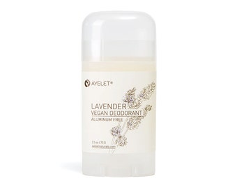 Lavender Alluminum Free Deodorant Stick| Vegan Deodorant Stick| Deodorant| Underarm Deodorant| Nontoxic Deodorant 2.5 oz
