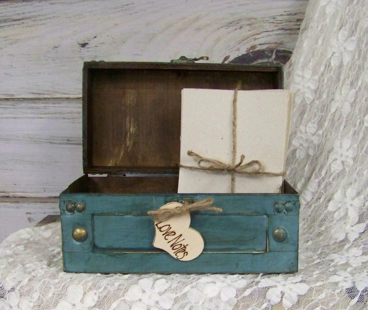 Wedding Advice Box with Note Paper Small Card Box Wishes