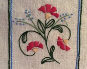 purple coneflower embroidery