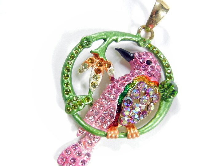 Colorful Hummingbird Pendant