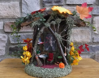 Fairy House Witch House with LED lights