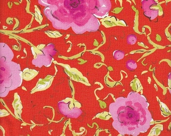 Free Spirit Fabrics Dena Designs Pretty Little Things Sophia in Orange - Half Yard