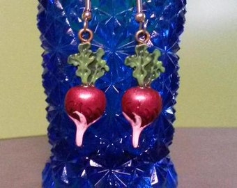 Super Short Time SALE Luna Lovegood Inspired Radish Earrings