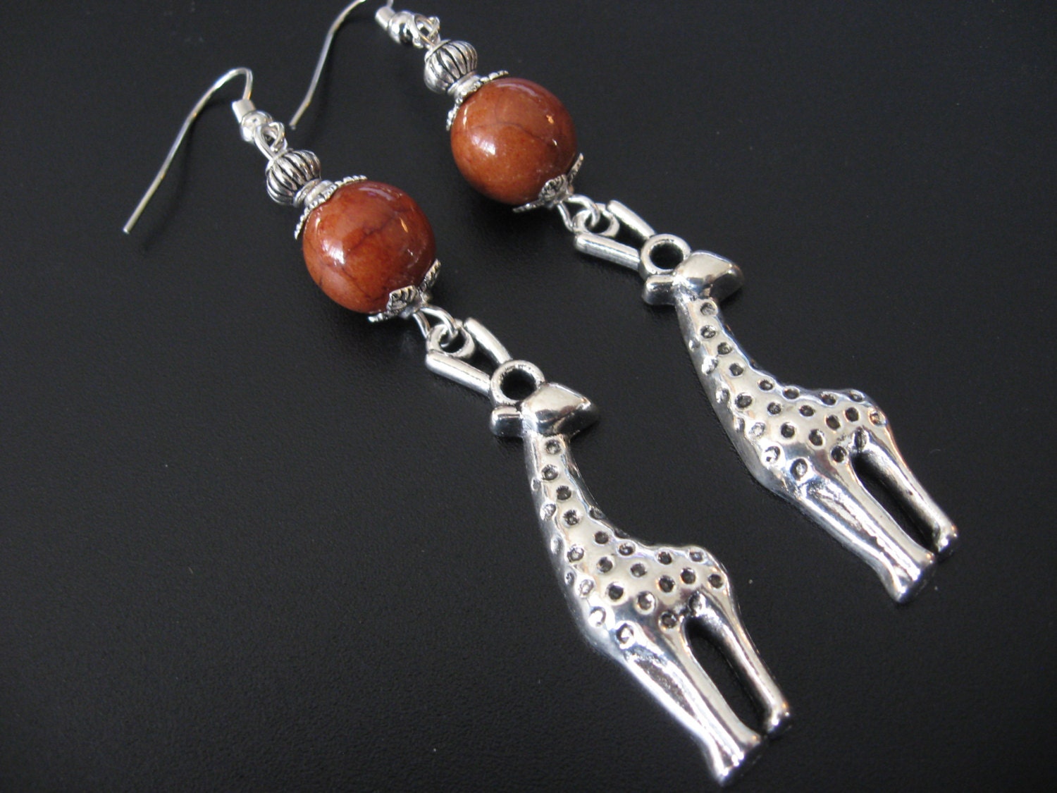 Giraffe Earrings Giraffe Jewelry Safari Earrings Safari