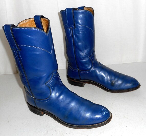 Vintage Blue Boots 2