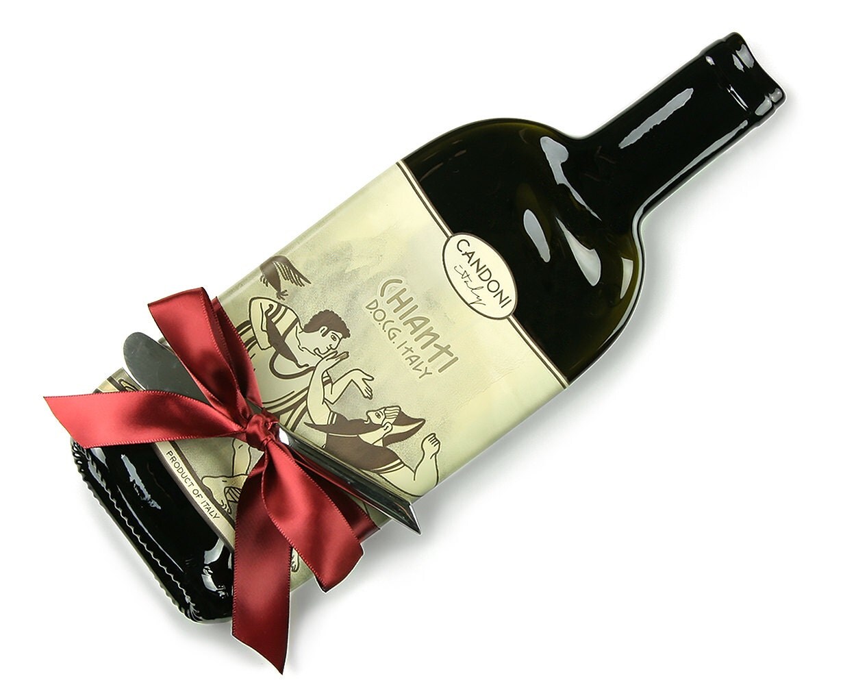 Melted Wine Bottle Melted Wine Bottle Cheese Plate Candoni Chianti Upcycled Bottles Recycled Board Red And Gifts For Her