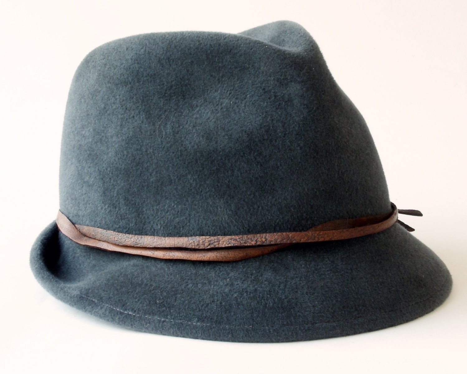 Fedora Trilby Hat Fall Fashion Grey Fedora Winter By KatarinaHats