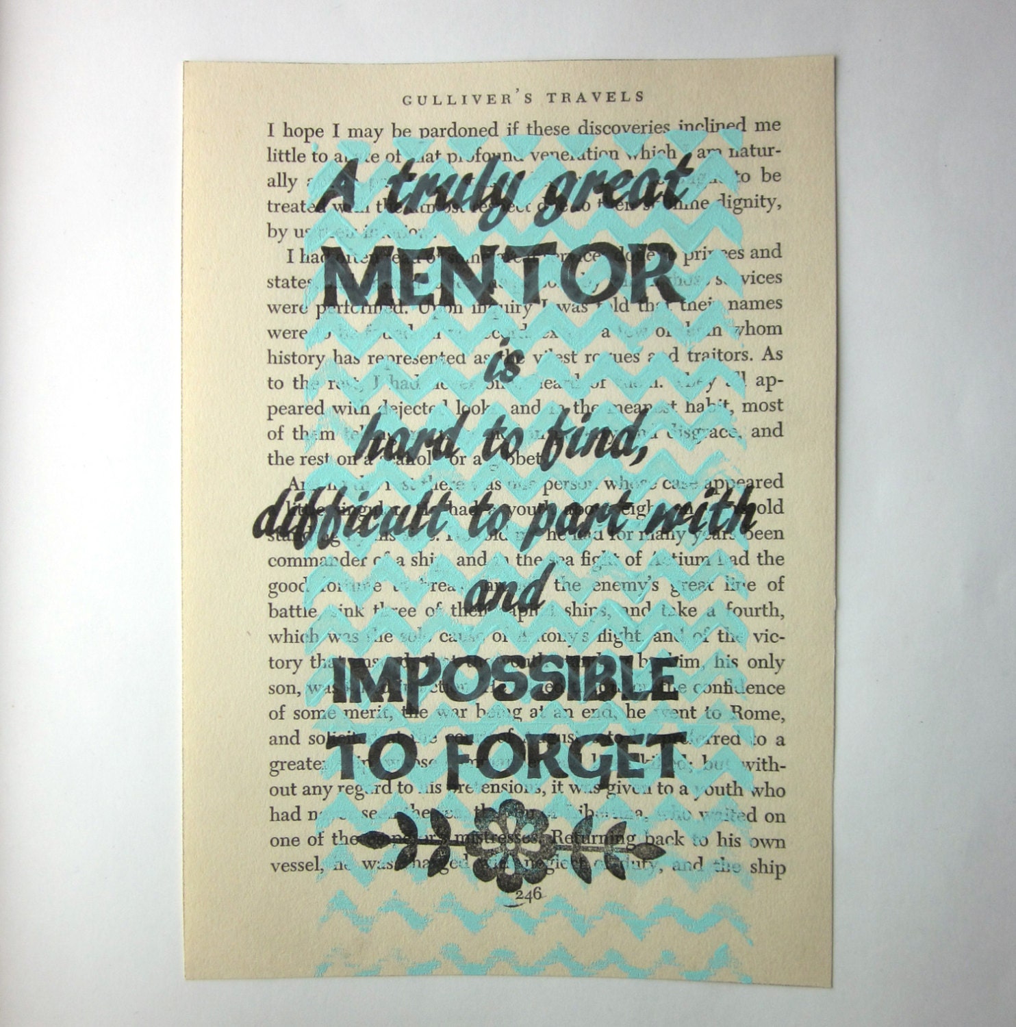 Mentor Book Page Print Mentor Book Page Print