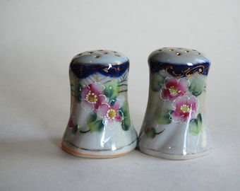 Vintage Hand Painted Salt and Pepper Shakers