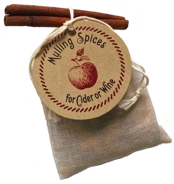 Mulling Spices Sachet Gift or Favor for fall or by ideachic