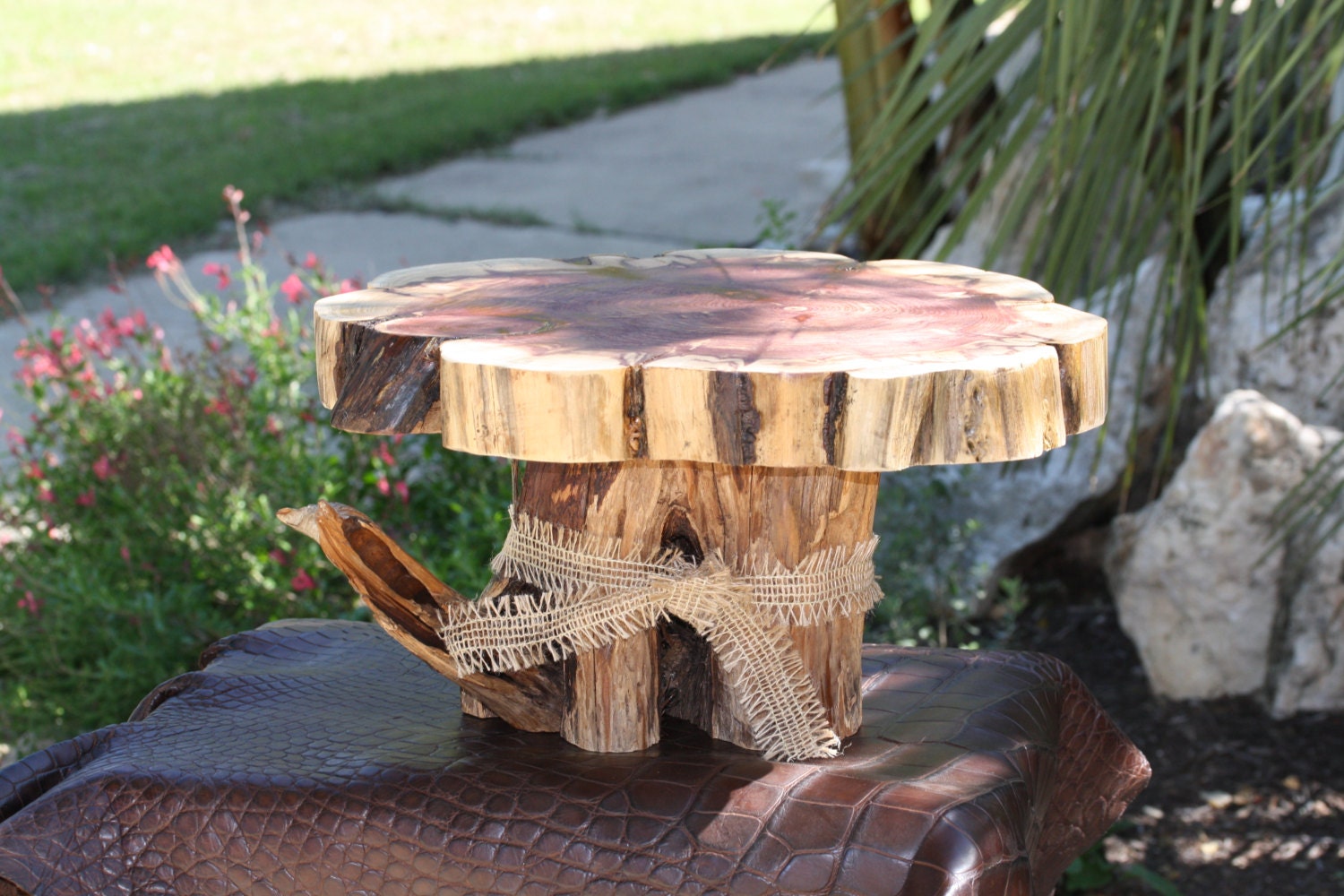 Cake Cupcake Stand Dessert Bar Rustic Tree Stump approx