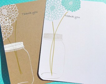 Thank You Cards - Wedding Thank You Cards - Bridal Shower Thank You Cards - Baby Shower Thank You Cards - Kraft Thank You Cards - kmjtyc