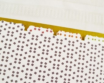Recipe Binder Tabs - Additional Tabs Sets for your Recipe Binder in Posie Design