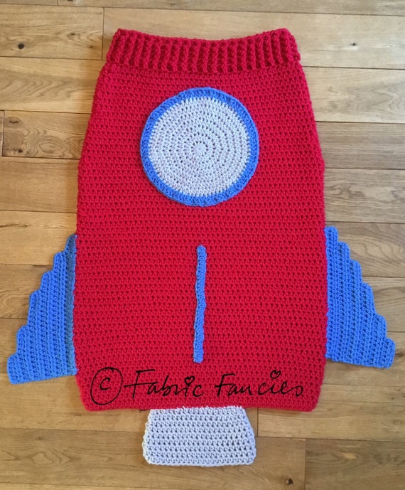 Items similar to Crochet rocket ship blanket on Etsy