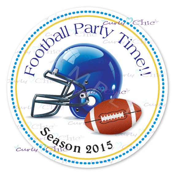 Happy Birthday Stickers Football Stickers Personalized