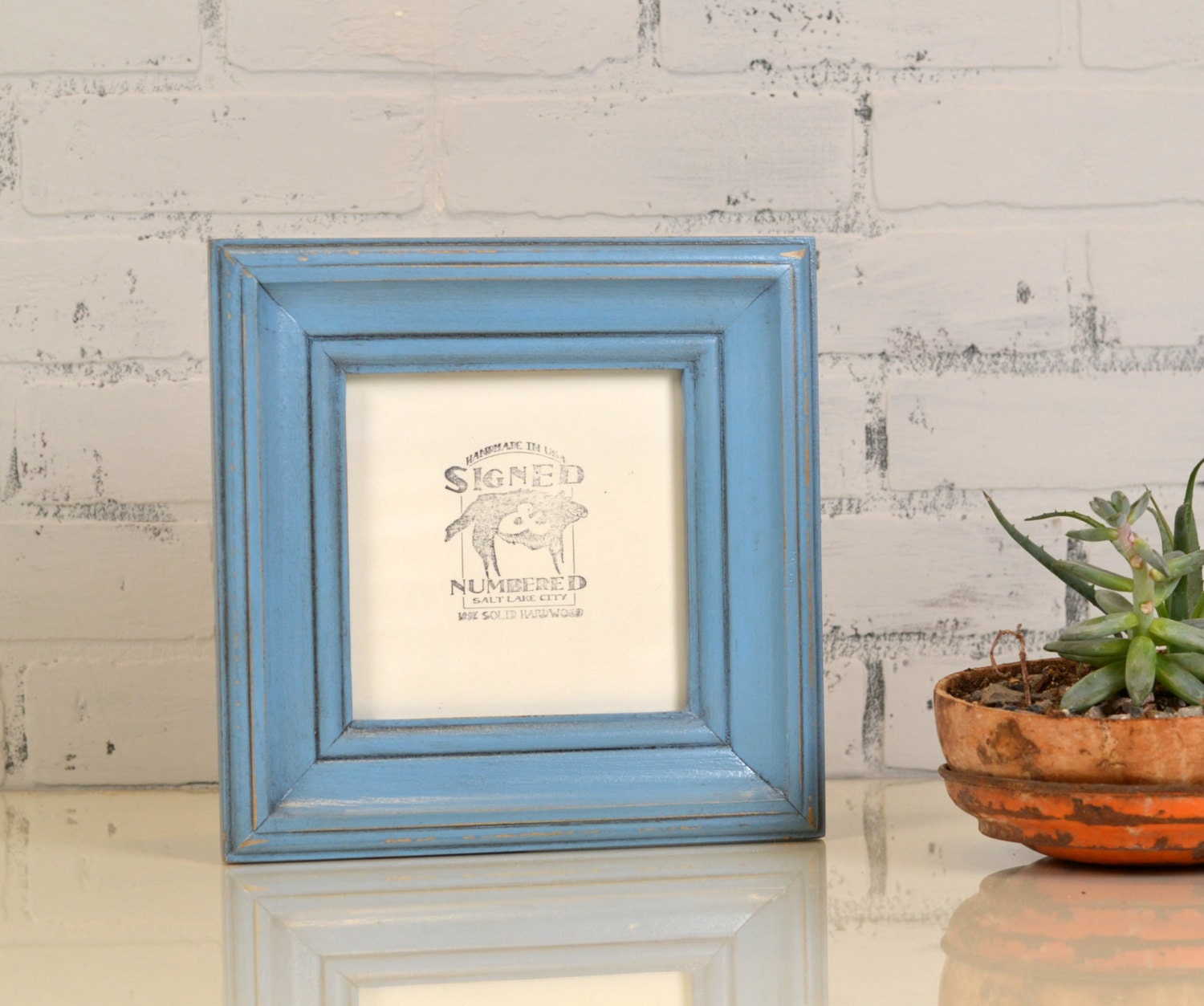 6x6 Picture Frame in Scully Style with by signedandnumbered