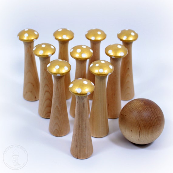 toadstool bowling set