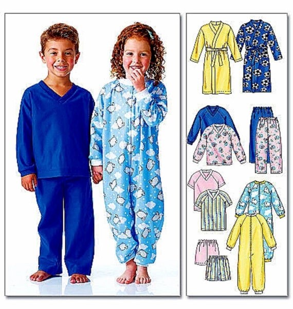 Items similar to Children's Pajama Pattern, Toddlers' Pajama Pattern
