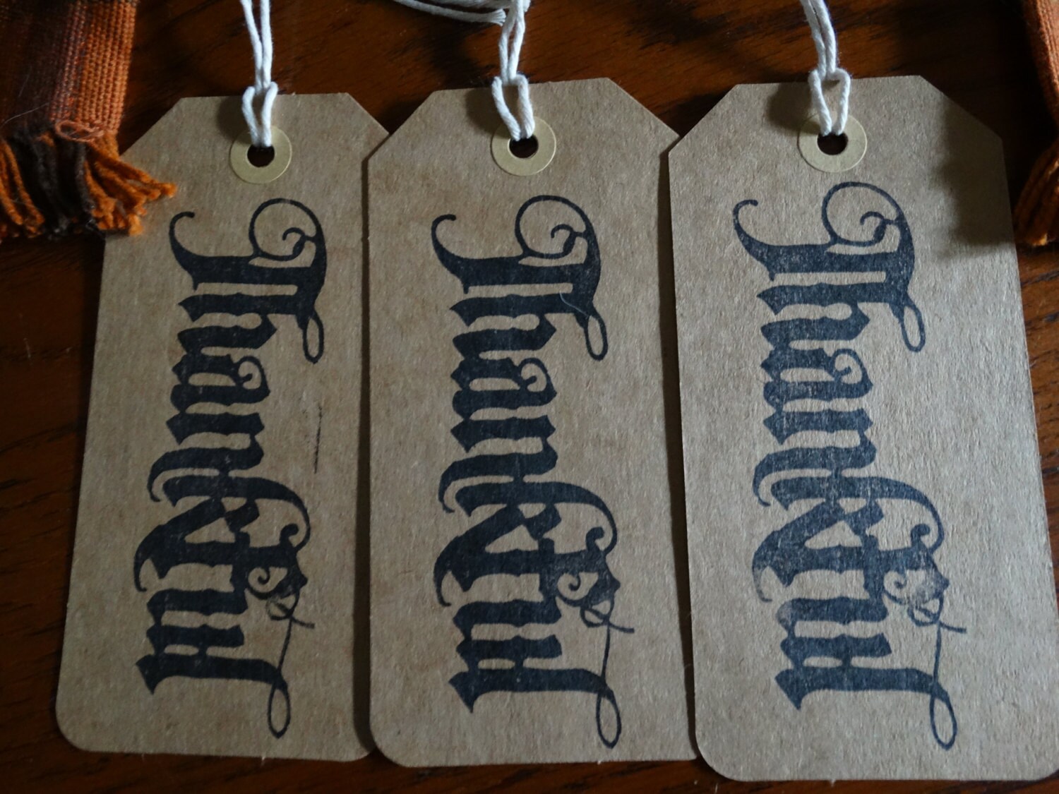 SET of 3 X Large Halloween Haunted House Hang Tags