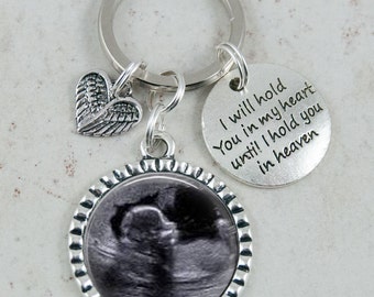 Custom Photo Keychain, Memorial Key Chain, Infant Loss, Miscarriage, In Loving Memory, Sympathy, Always in my Heart