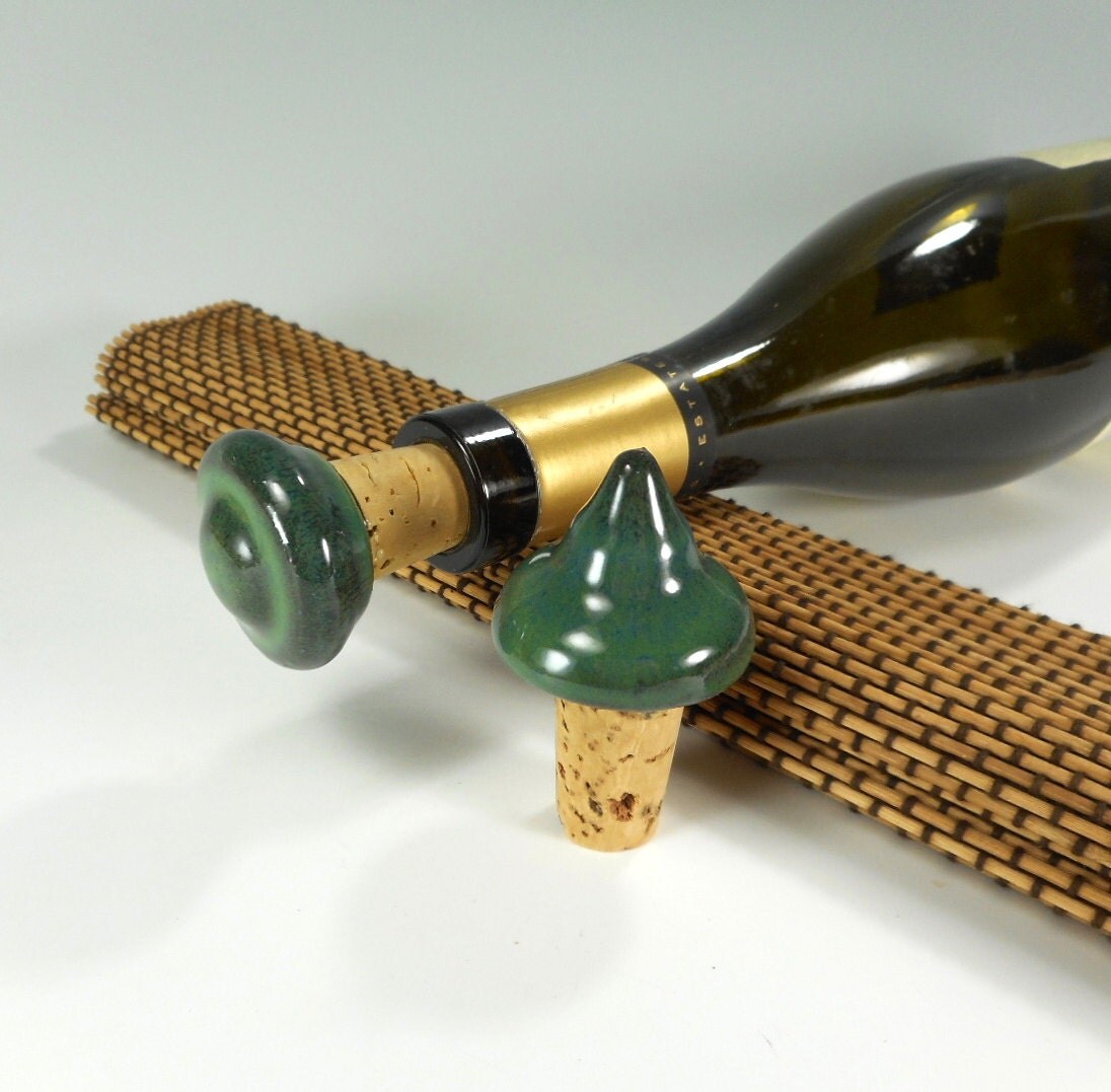Download Wine bottle stopper. set of 2 ceramic wine stoppers pottery Yellowimages Mockups