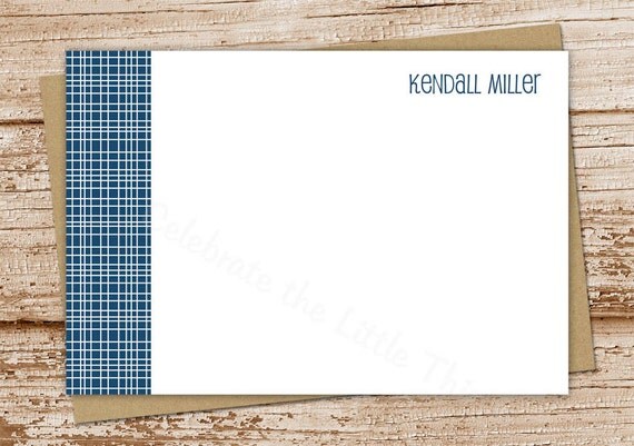 personalized notecard