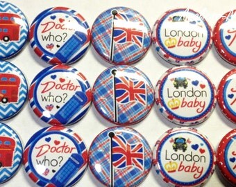 British Magnet 1 Button Buttons Theme British Magnet 1 Button Buttons Theme