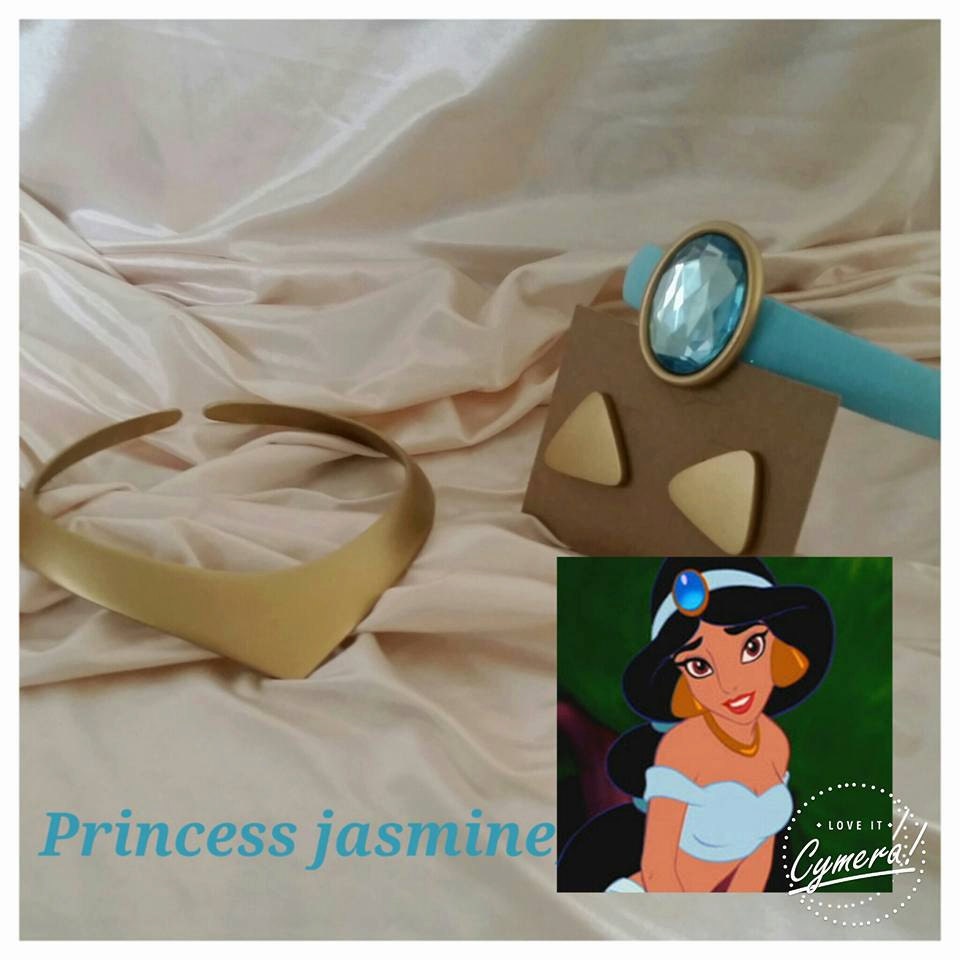 Disney's princess jasmine costume necklace.earrings.and