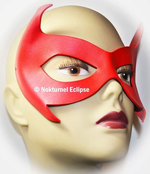 Red Robin Aka Damian Wayne Leather Mask Gotham Superhero