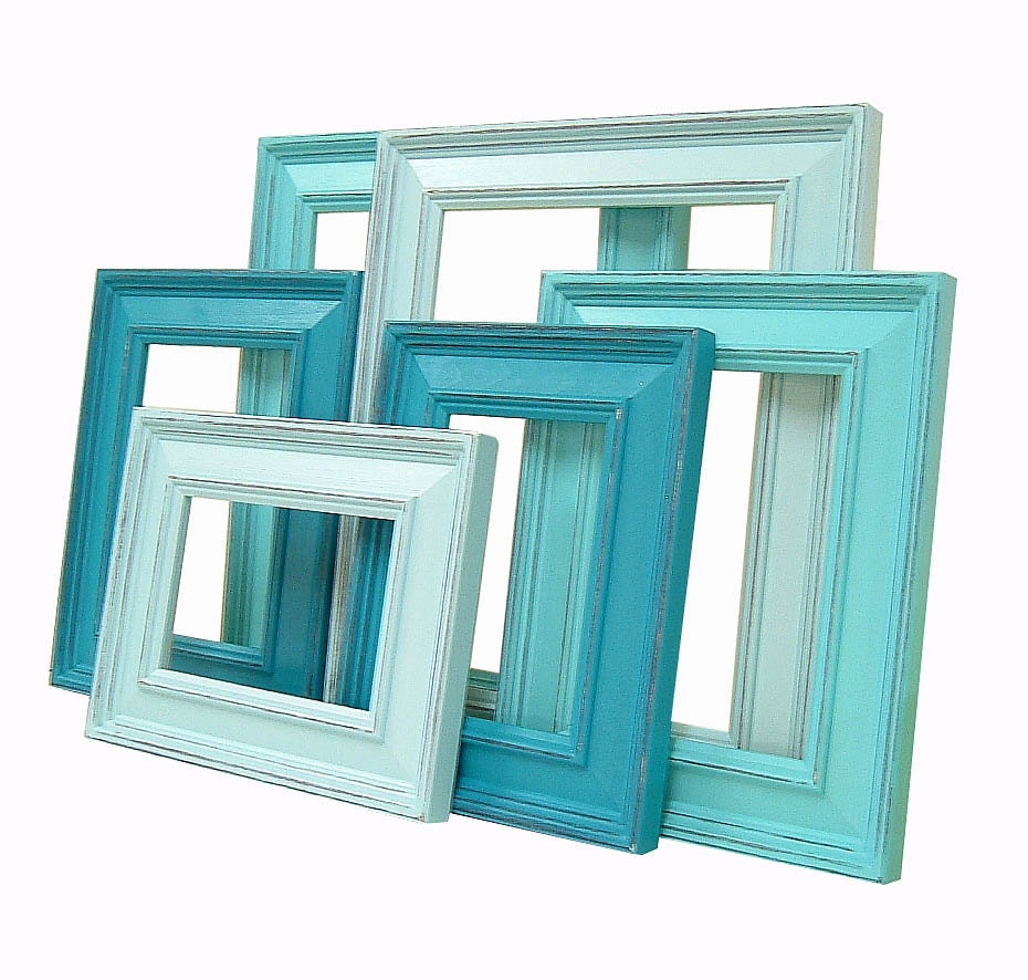 Shabby Chic Picture Frame Set 8x10 5x7 4x6 Rustic Picture Frames Shabby