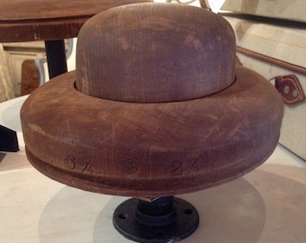 Vintage Bowler Hat Form