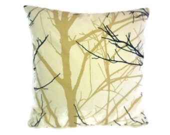 SALE BIG 22x22" Funky Brown Black Beige Tree Designer Cotton Cushion Cover's. Pillowcases Shams Slips
