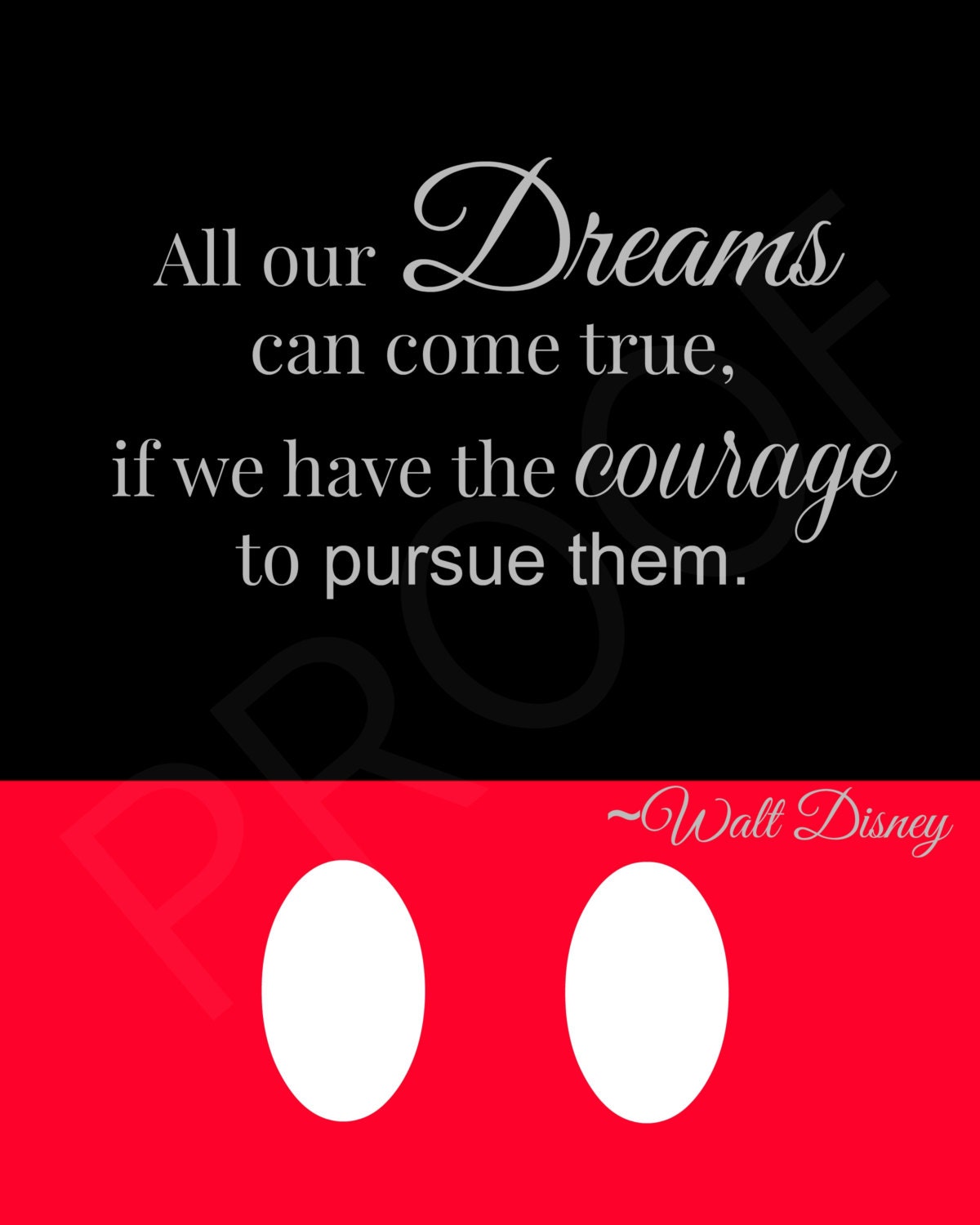 Printable Art Walt Disney Quote Wall Art Print by UniQCreations