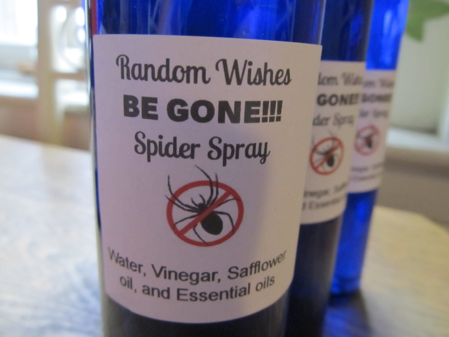 Natural Spider Repellent BE GONE Spider Spray Repellent