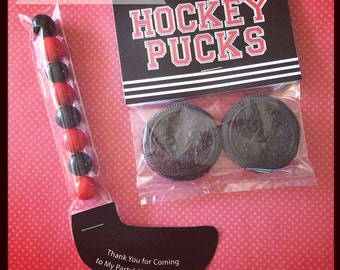 Hockey Party Stick BLADE Instant Download by Beth Kruse Custom Creations