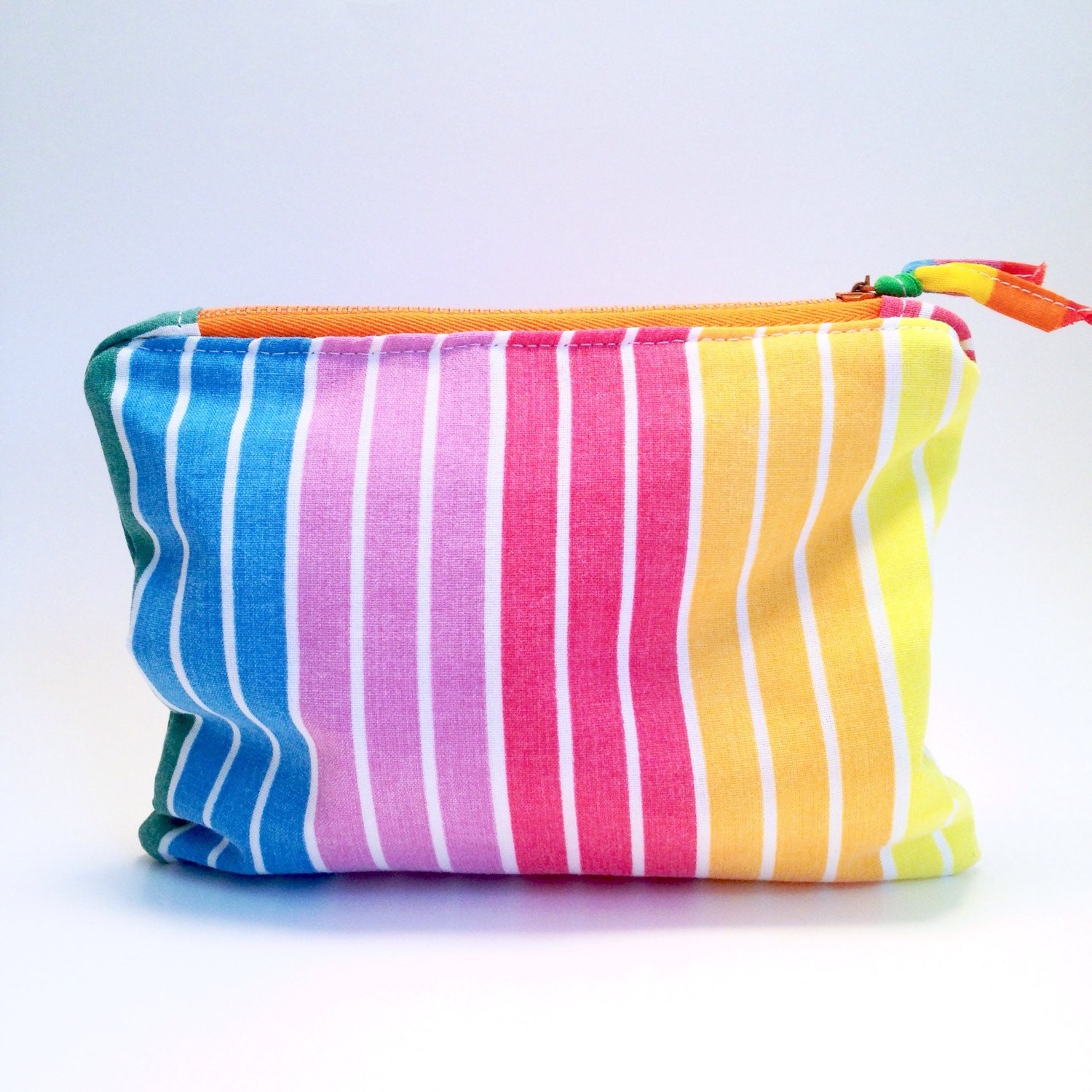 Zipper Pouch Rainbows Stripes Make Up Bag Cosmetics Bag