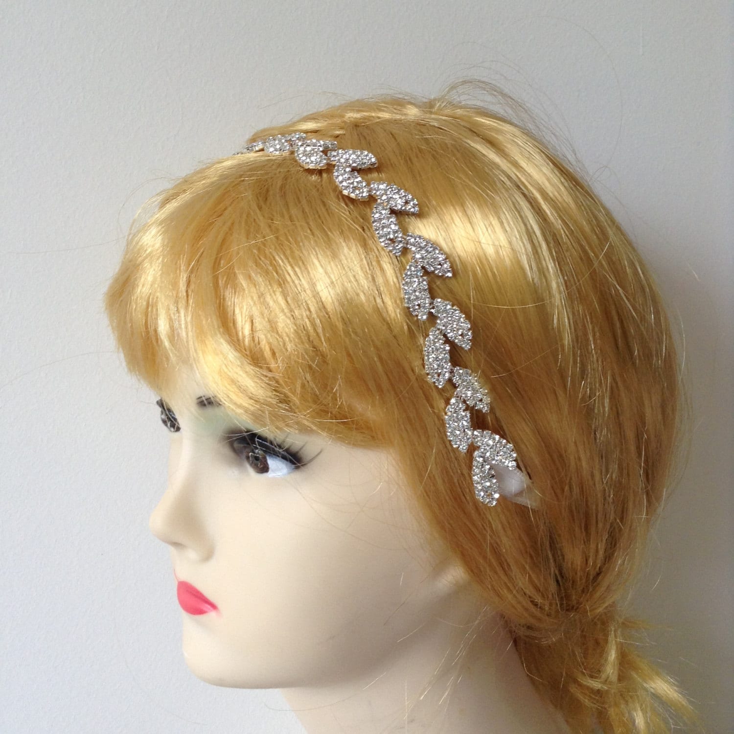 Rhinestone Bridal Headband Rhinestone Bridal Headpiece