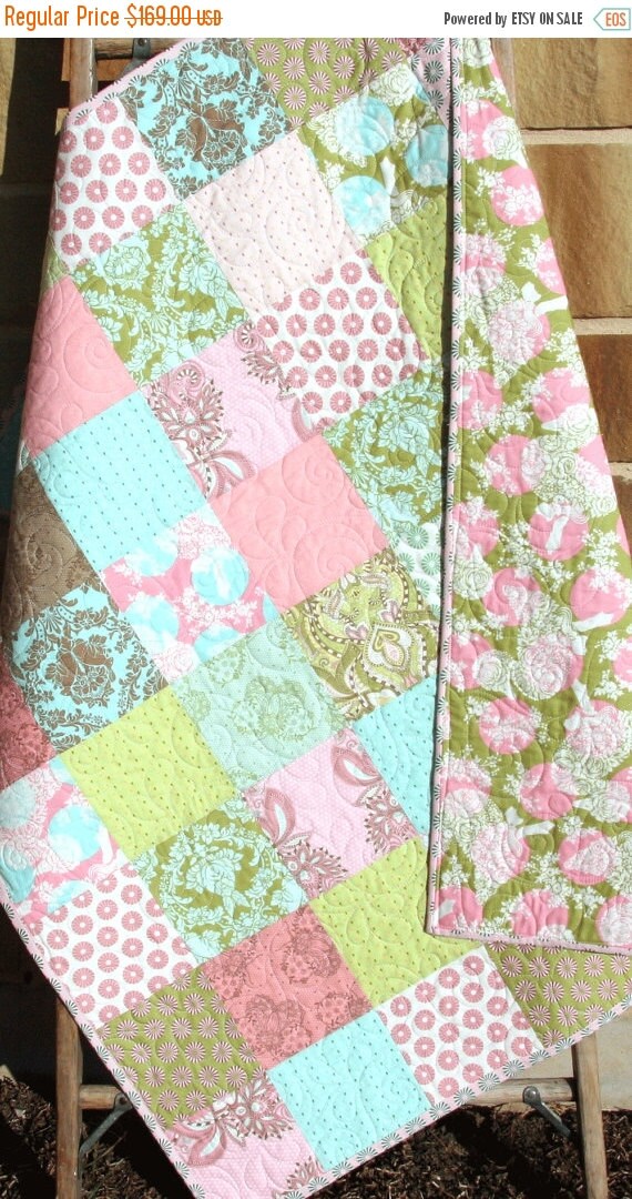 shabby chic quilt baby girl patchwork blanket by shabby chic quilt baby girl patchwork blanket by