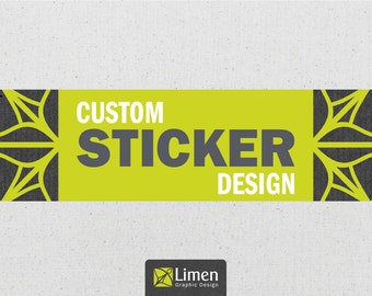 Custom Business Sticker Design, Graphic Design, Thank You Sticker, Custom Stickers, Wedding Stickers, Personalized Sticker, Custom Sticker