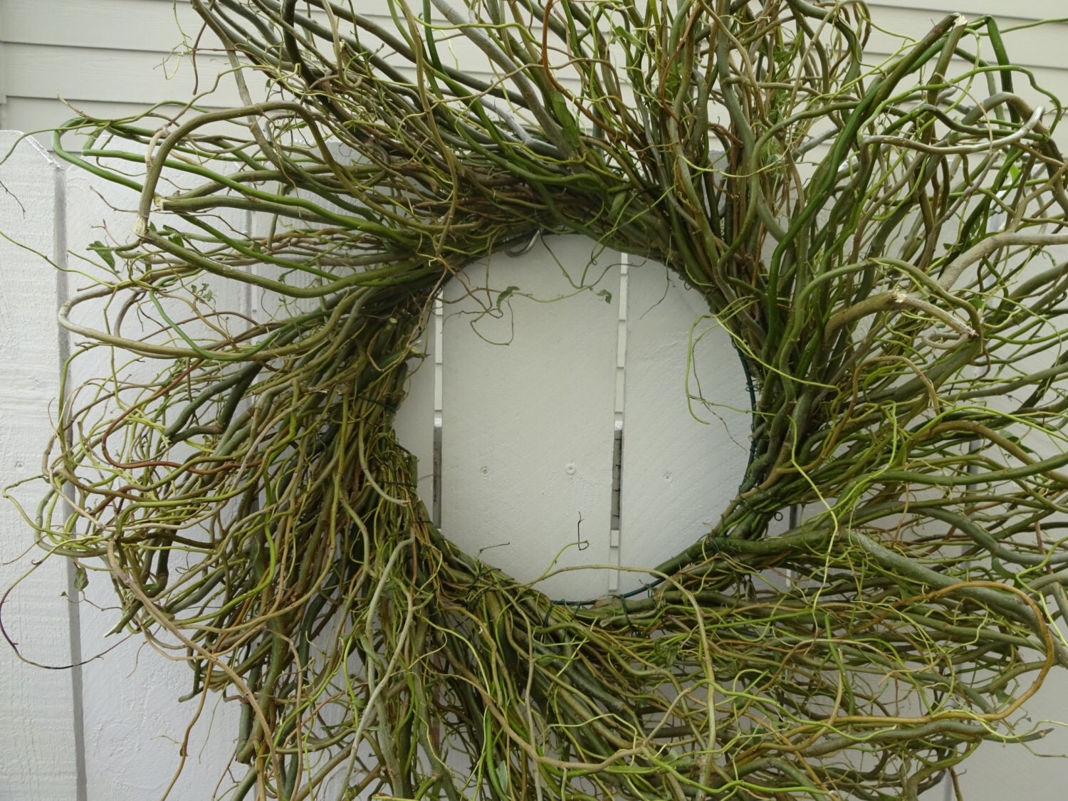 Curly Willow Wreath Natural Wreath Willow Wreath RESERVED