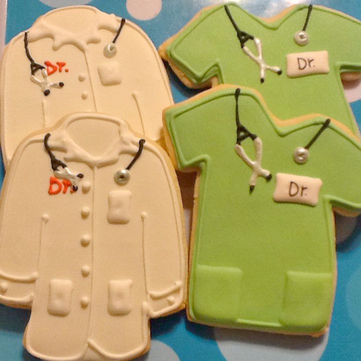 Lab Coat sugar cookies