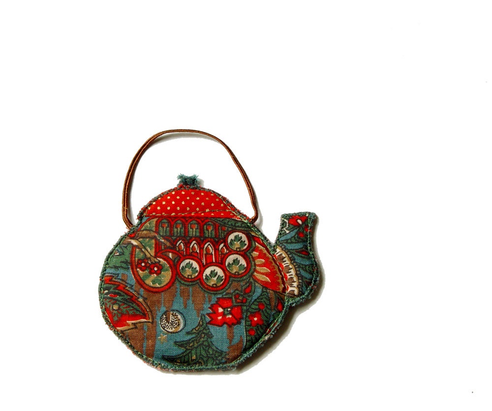 mini teapot christmas ornament red green teapot by mini teapot christmas ornament red green teapot by