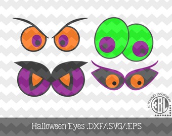 Halloween-Eyes.DXF/.SVG/.EPS Files for use with your Silhouette Studio Software