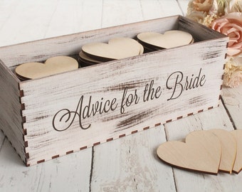 Advice For The Bride Box Rustic Bridal Shower