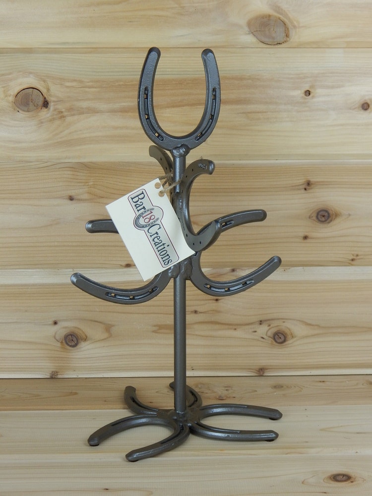 Horseshoe Mug Tree Coffee Mug Rack Coffee Cup Holder by LizzyandMe