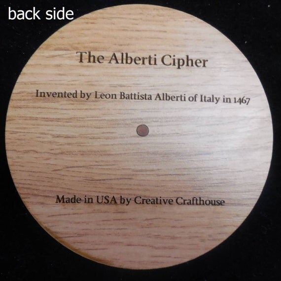 Alberti Cipher Disk Encryption Device from 15th Century