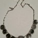 SHIFT FREEDOM Typewriter Key Necklace 1910 keys vintage rare center key