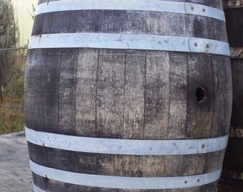 Rustic Use Wine Barrel solid oak from a Napa Valley Winery